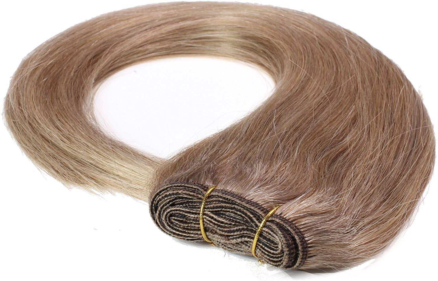 Hair2Heart Human Hair Weave on Extension – 20“, colour #10 medium ash ...