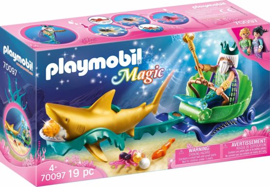 Playmobil 70097 Magic Sea King with Shark Carriage Multi-Coloured