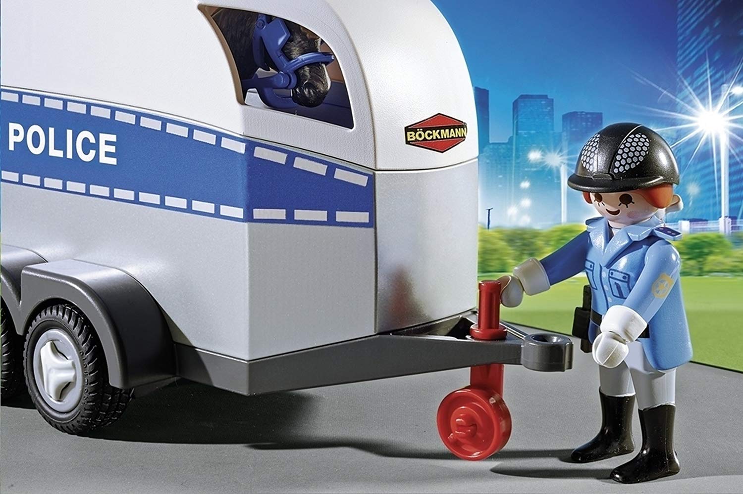 Playmobil 6922 City Action Police with Horse and Trailer, Fun Imaginative Role-Play, PlaySets Suitable for Children Ages 4+ - Image 4