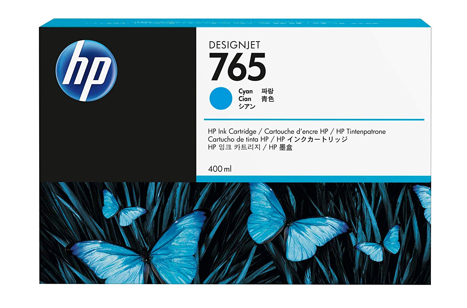 HP F9J52A Ink Cartridges for DesignJet T7200 Production Printer - Cyan - Image 3