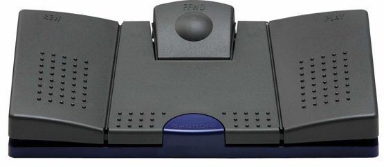 Grundig 540 USB Wired Buttons Black, Blue Remote Control