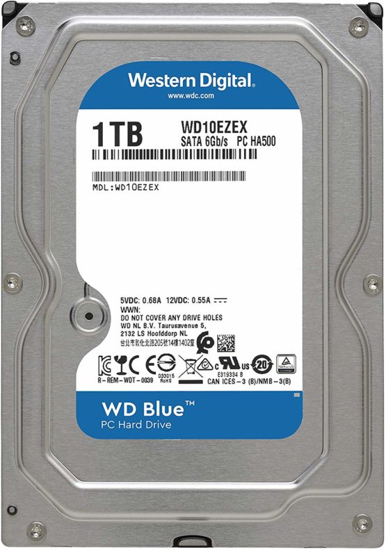 Western Digital WD10EZEX 1 TB PC Hard Drive - Blue - Image 3