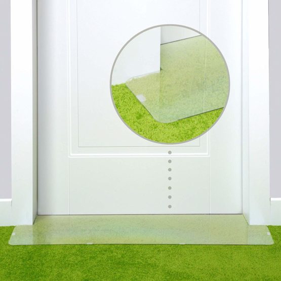 PROTECTO Carpet Cat Scratch Protector - 30 Inch Deterrent w/Slip Stopper Doorway Guard Design