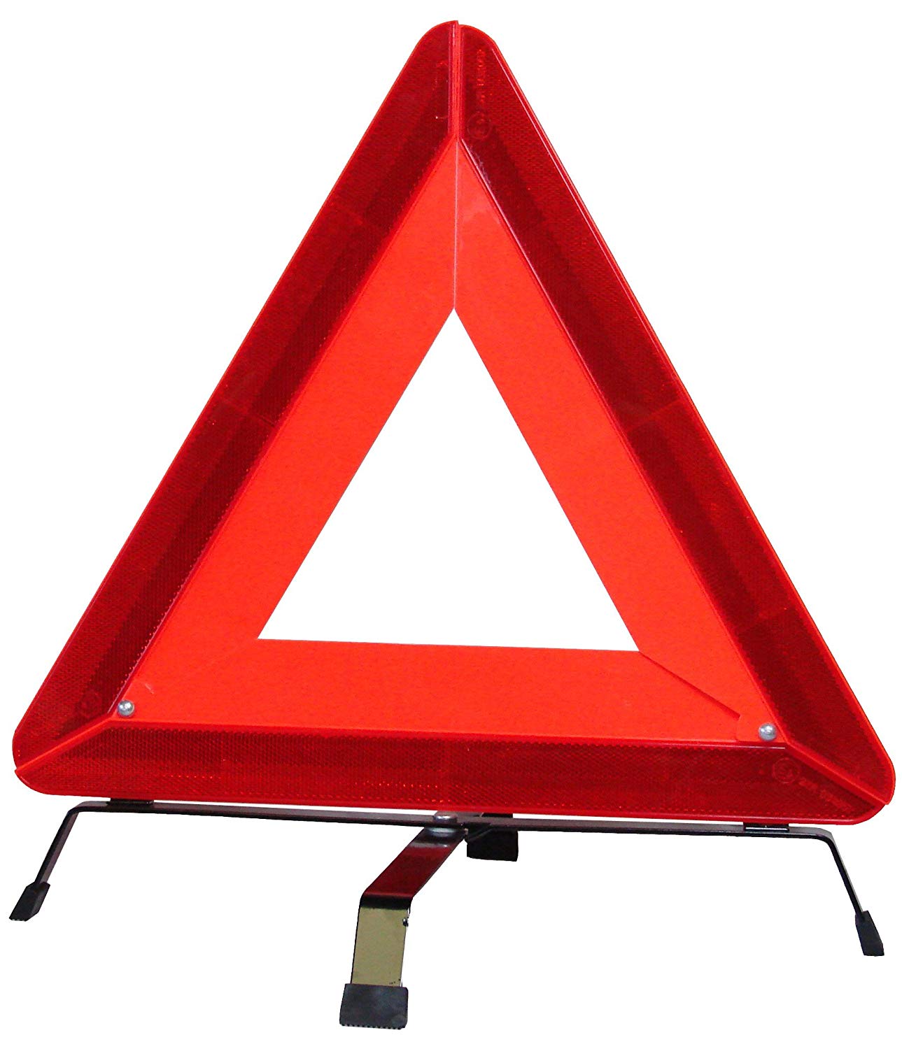 Maypole Warning Triangle Breakdown Road Emergency EU Standard for Cars Caravans, Motorhomes, Red