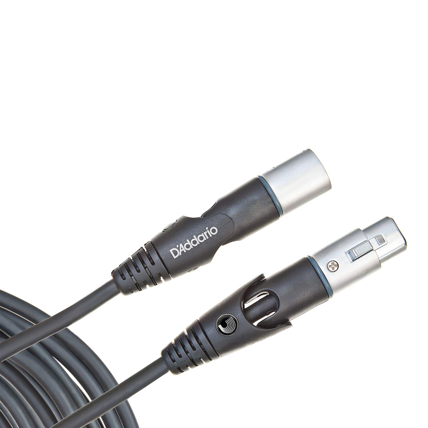 D'Addario Microphone Cable - XLR Microphone Cable - Swivels - Shielded for Noise Reduction - 10 Feet/3.05 Meters - 1 Pack
