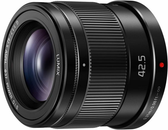 Panasonic LUMIX H-HS043E-K Micro Four Thirds Camera Lens with 42.5 mm Focal Length - Black - Image 2
