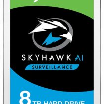 Seagate SkyHawk AI, 8 TB, Surveillance Internal Hard Drive HDD – 3.5 Inch SATA 6 Gb/s 256 MB Cache for DVR NVR Security Camera System, and Three-year Rescue Services (ST8000VE0004)