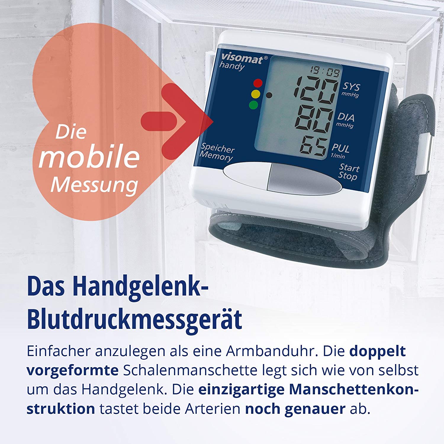 visomat Handy Wrist Blood Pressure Monitor BigaMart