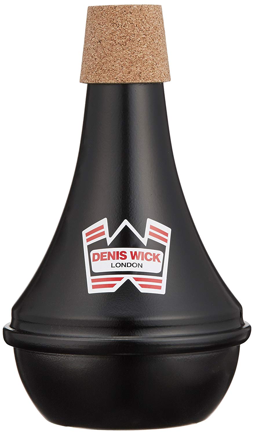 Denis Wick 5526 Practice Mute for Bb Cornet or Trumpet Black Polyester Coated Aluminium, Einheitsgröße