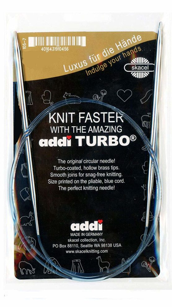 Addi Circular Knitting Needle, Aluminium, 5.5/100cm