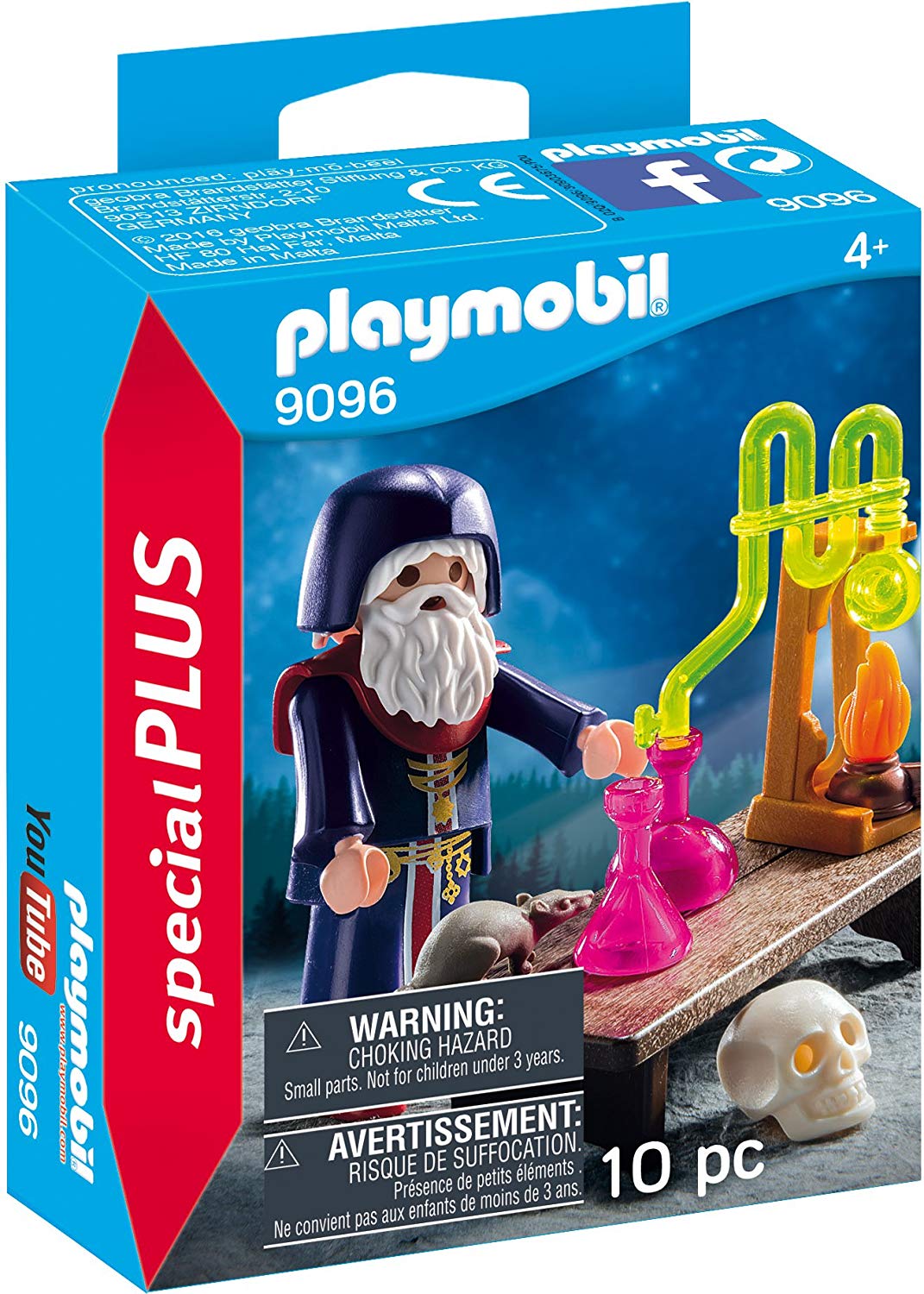 PlayMOBIL 9096 Special Plus Alchemist with Potions, Fun Imaginative Role-Play, PlaySets Suitable for Children Ages 4+