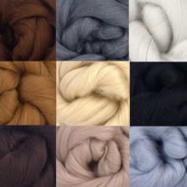 Merino Wool Tops - NEUTRAL TONES - Pack of 9