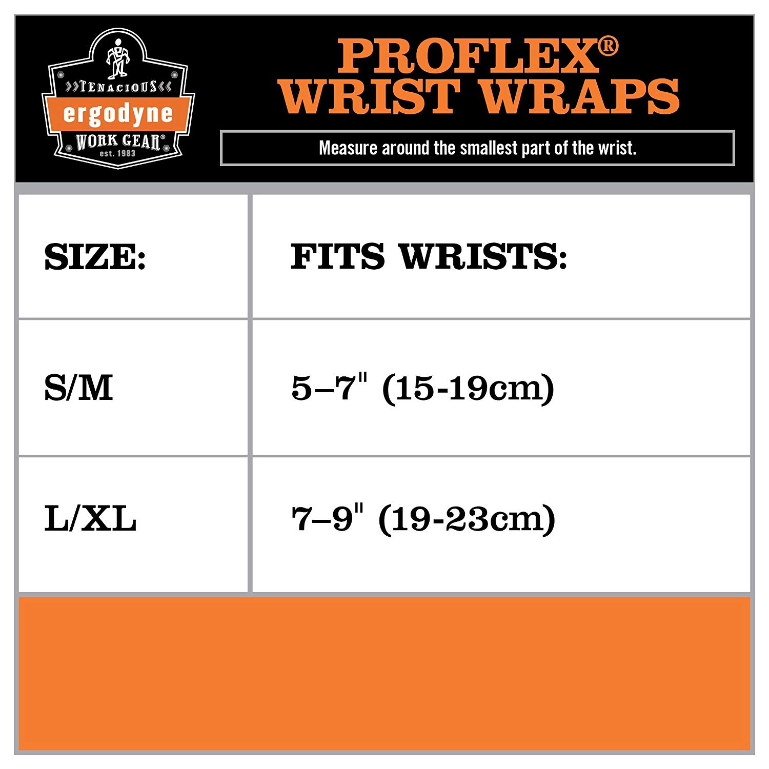 Ergodyne ProFlex 400 Universal Wrist Wrap, Black - Image 3