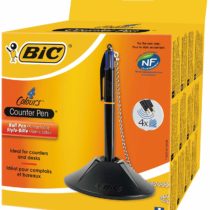 BIC 4 Colours Counter Pen Ballpoint Pen Blue 1 Box