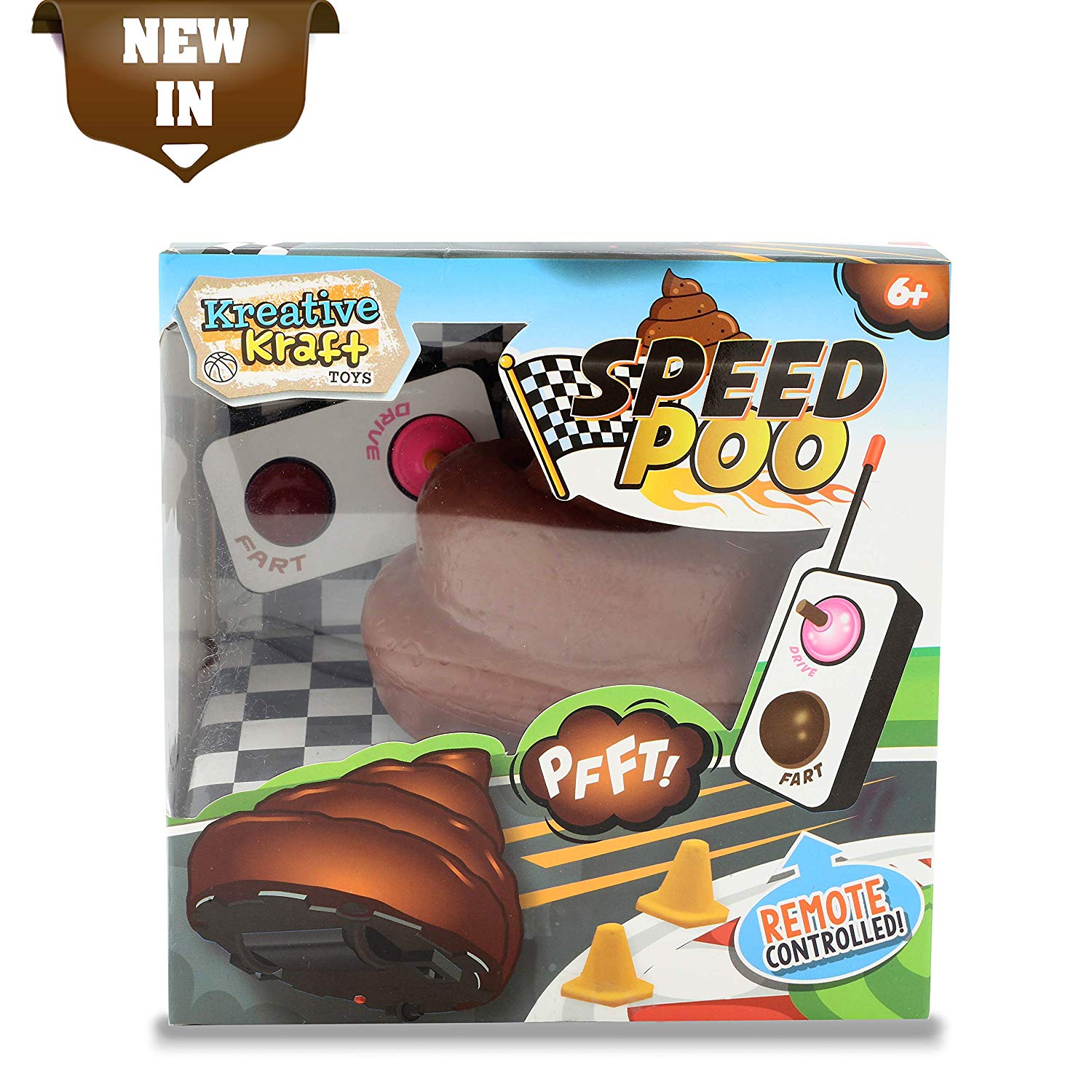KreativeKraft Funny Prank Toy Game with Remote Control, Spins Makes Noises - Image 3