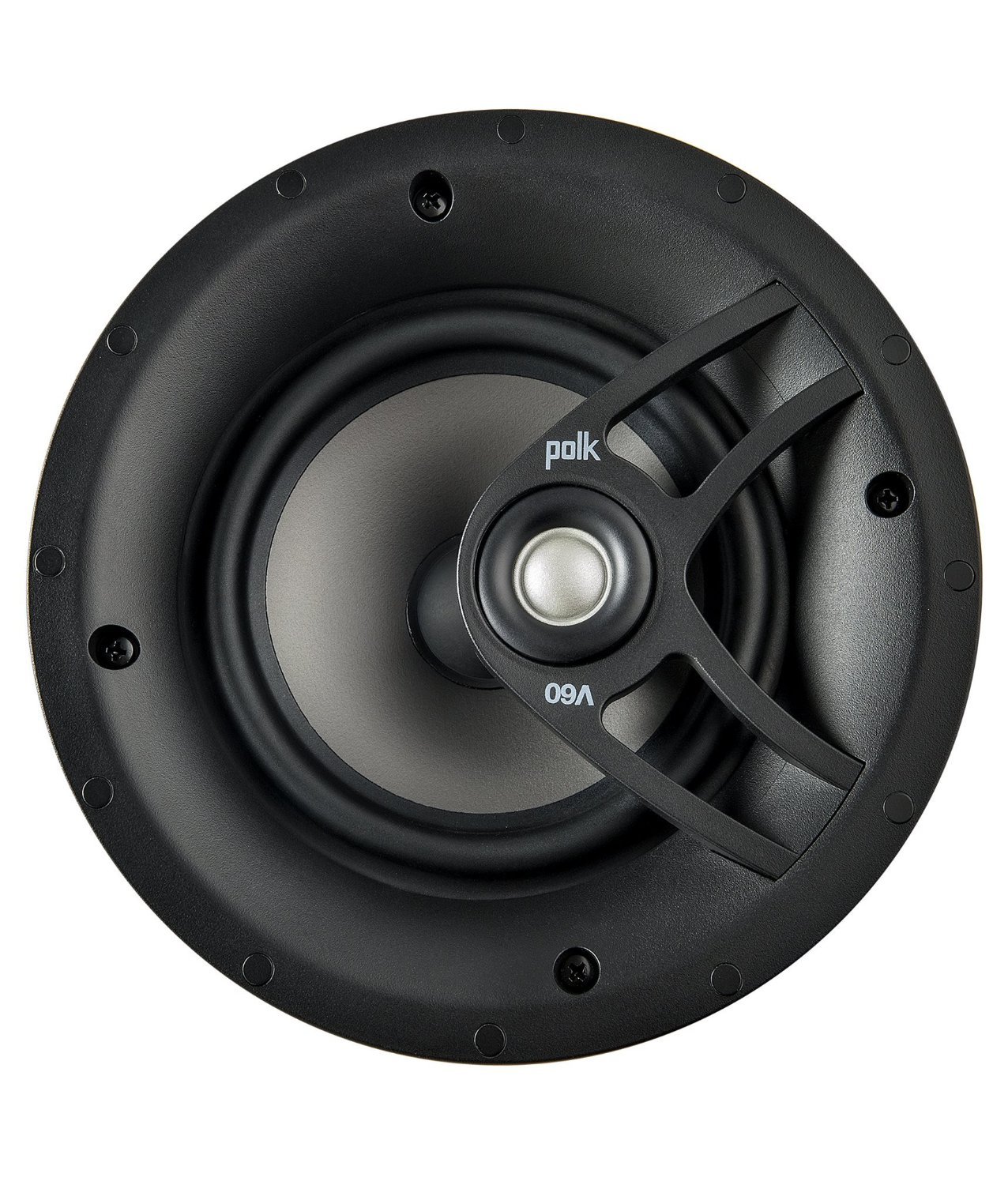 Polk Audio V60 in-Ceiling Speaker (Single), Ideal for All Rooms Including Damp and Humid Rooms Like Bathroom