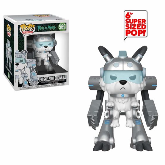 Funko 40249 POP Animation: Rick and Morty-Exoskeleton Snowball 6" Collectible Figure, Multicolor - Image 2