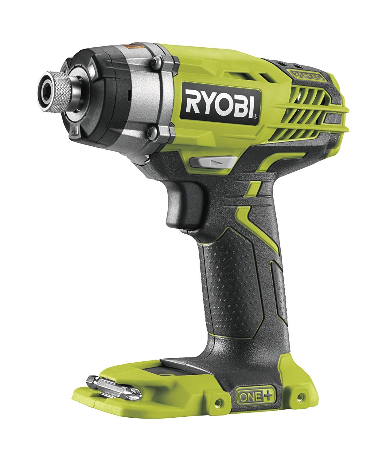 RYOBI R18ID3-0 18V ONE+ Cordless 3-Speed Impact Driver (Battery & Charger Excluded), Hyper Green, 220 Nm - ¼" Hex