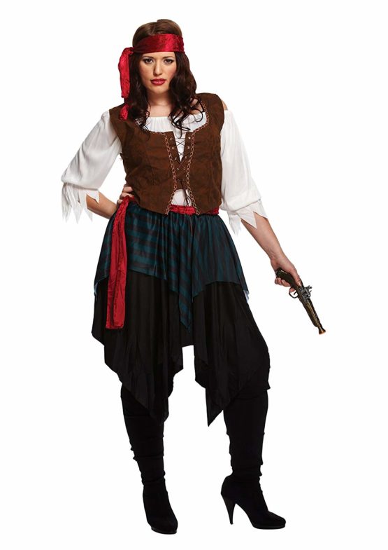 ADULT LADY CARIBBEAN LADY PLUS SIZE