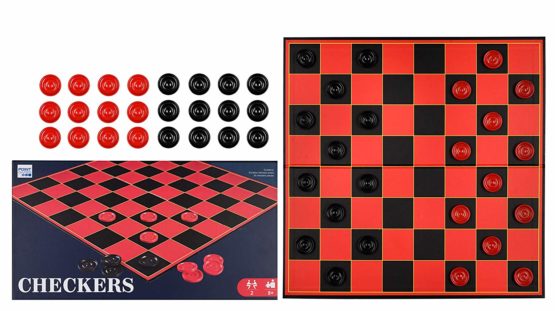 Point Games Checkers Game with Super Durable Board - Indoor/Outdoor Fun Board Game for All Ages - Image 3