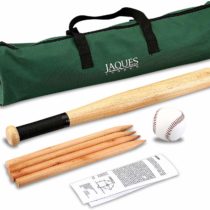 Rounders set - These are Garden Games and Garden Toys for Adults, Boys & Girls for All Ages - Compete Set Inc. Rounders Stick, Rounders Ball & Carry Case - Includes Rounders Stick, Posts and Oversize Ball - Jaques of London - Quality Since 1795
