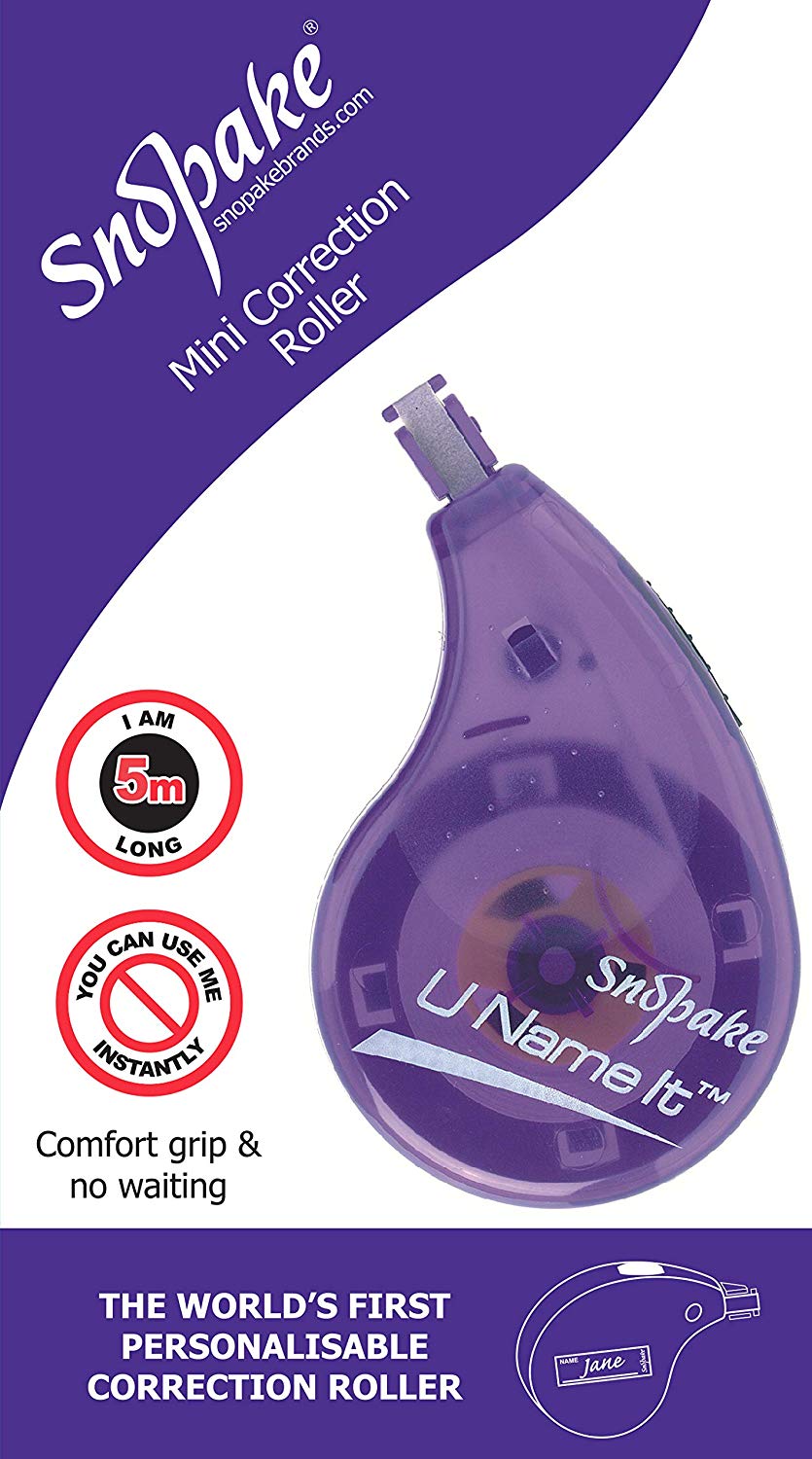Snopake U Name It Correction Roller 5 mm x 5 m Roller (10 BlisterCards) Ref 13434, Pack of 10 - Image 3