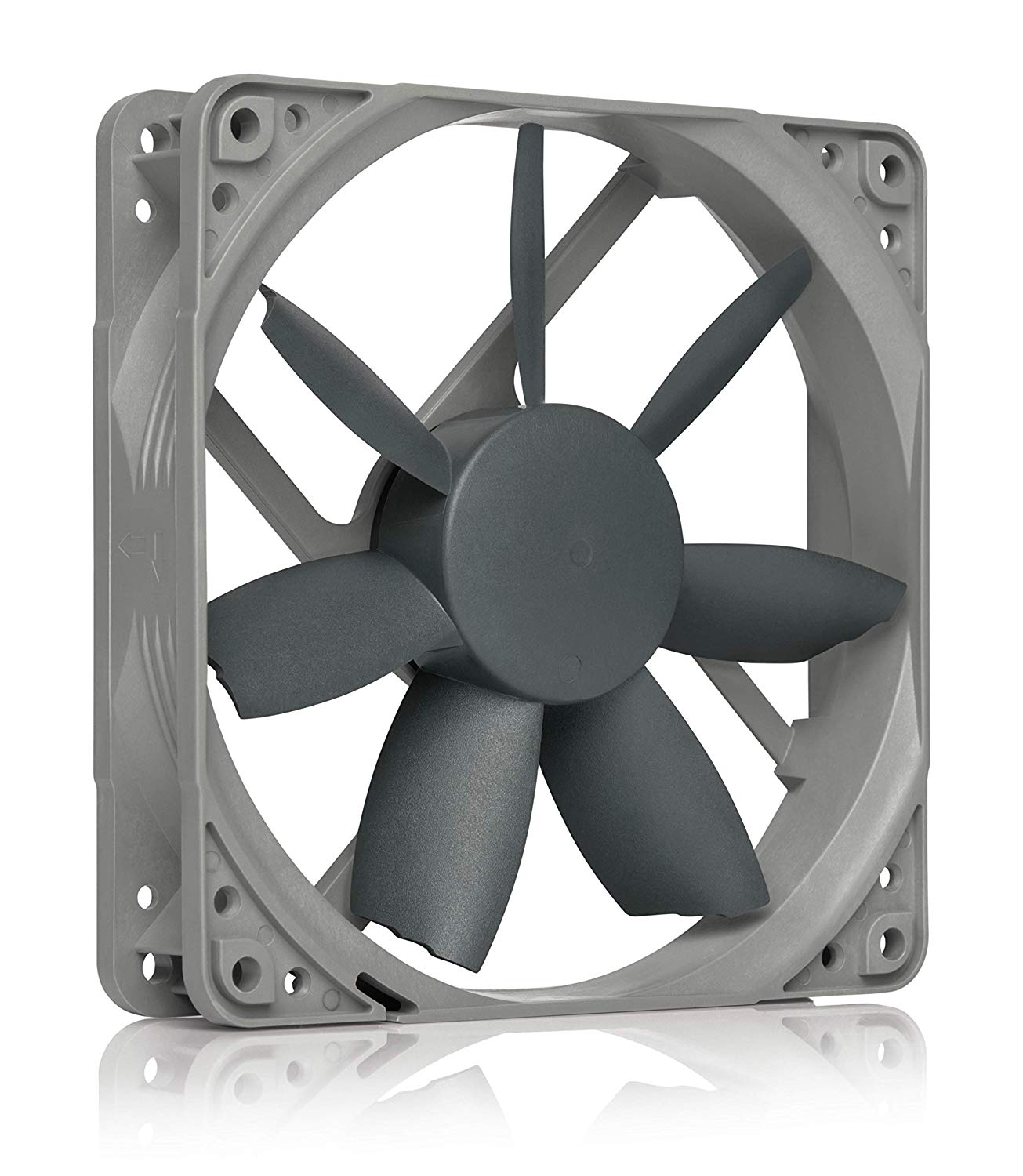 Noctua NF-S12B redux-1200, High Performance Cooling Fan, 3-Pin, 1200 RPM (120mm, Grey) - Image 4