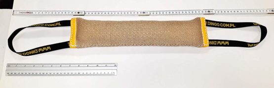 Dingo Jute Bite Tug With Two Handles For Tug Of War Play Dog Bite Training 10579 - Image 2