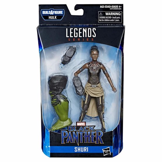 AVENGERS Marvel Legends Series Black Panther Shuri Collectible Action Toy for Ages 6 and Up with Accessories and Build-A-Figure Piece, 6 Inch