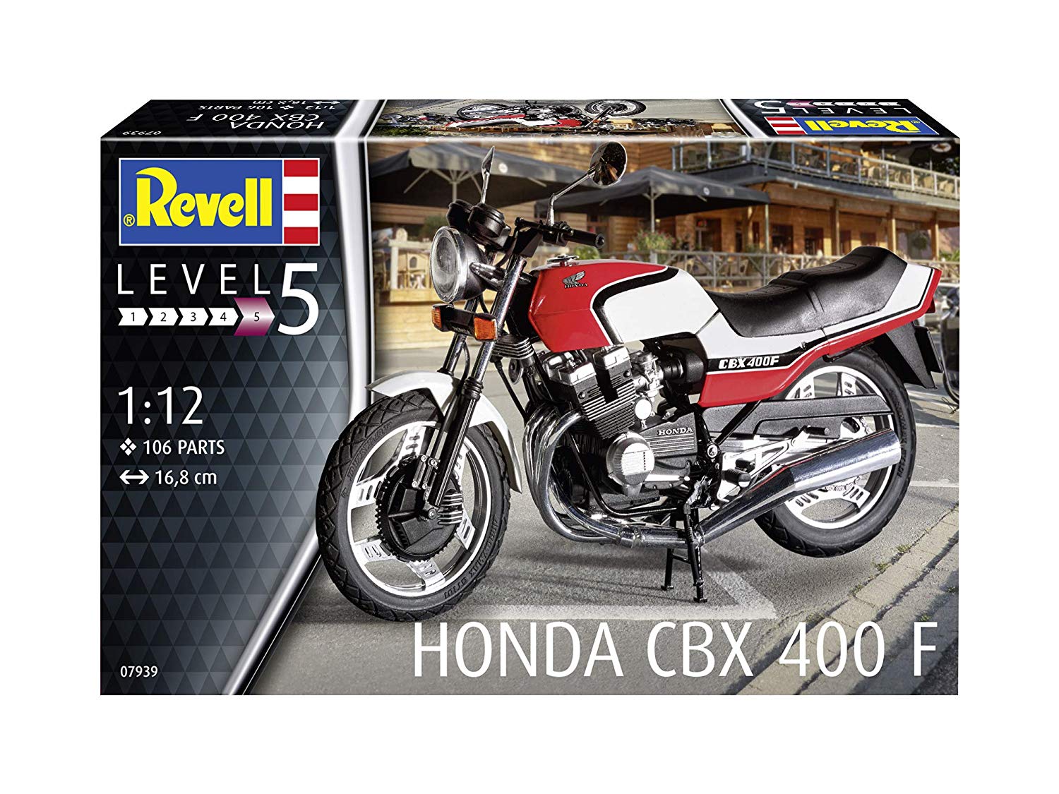 Revell GmbH 07939 Honda CBX 400 F Plastic Model Kit, White, 1:12, 1:12 Scale - Image 2