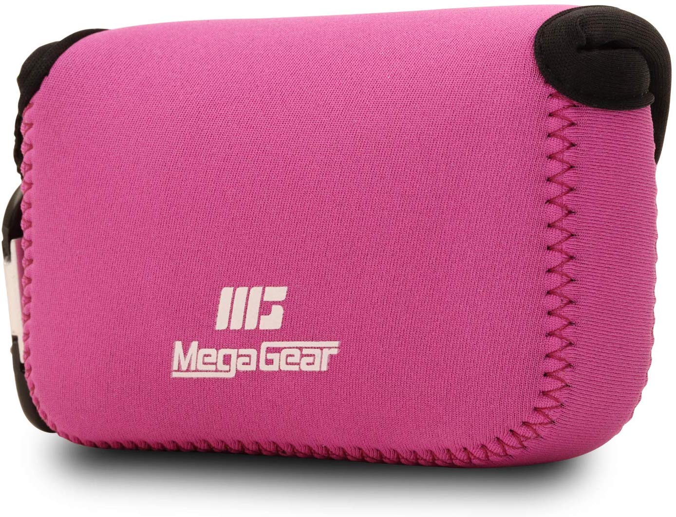 MegaGear MG611 Sony Cyber-shot DSC-HX99, DSC-HX95, DSC-HX90V, DSC-HX80 Ultra Light Neoprene Camera Case, with Carabiner - Pink - Image 2