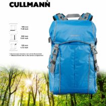 CULLMANN ULTRALIGHT 2in1 Daypack 600+ photo/hiking backpack with shoulder bag, inside dimensions camera compartment 240x190x120mm, blue