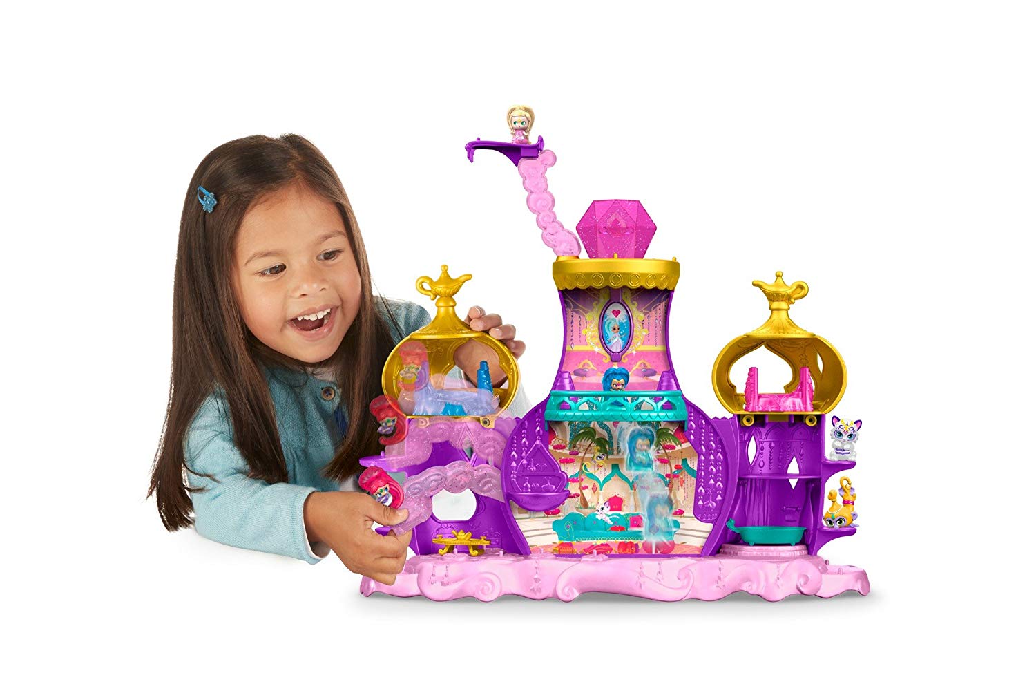 Shimmer and Shine DTK59 Teenie Genies Floating Genie Palace Playset ...