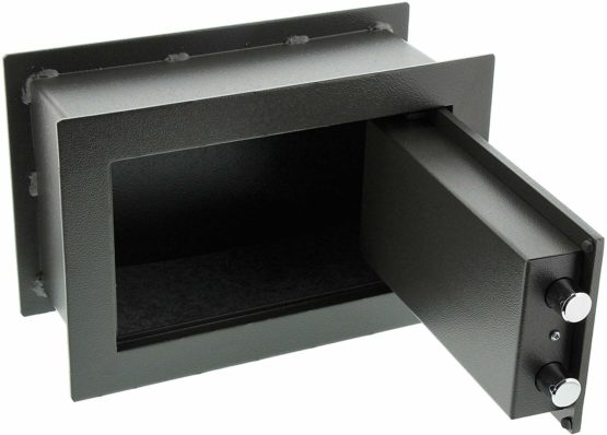 BURG-WÄCHTER Wall Safe with Double Bit Lock, Pack of 1 Black, PointSafe PW 2 S, Außen: 220x340x140mm (HxBxT) - Image 3