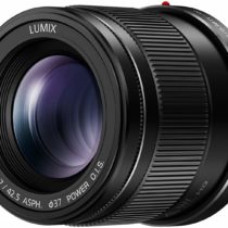 Panasonic LUMIX H-HS043E-K Micro Four Thirds Camera Lens with 42.5 mm Focal Length - Black