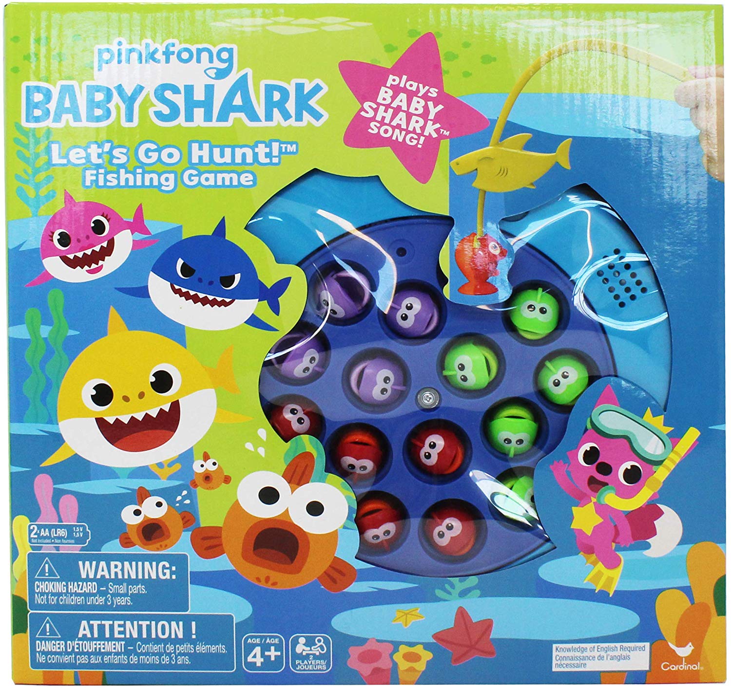 Games 6054916 Baby Shark Gone Fishing Game, Multi Colour 