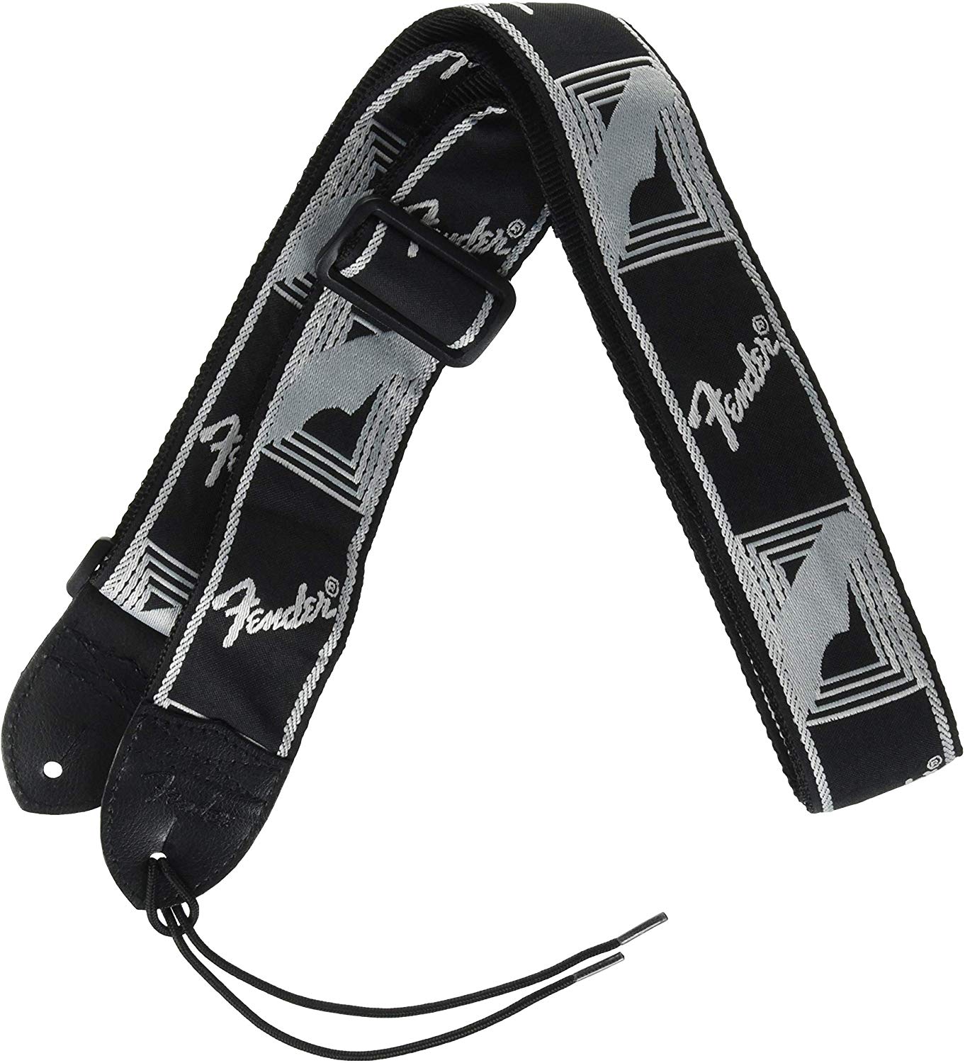 Fender Guitar Strap Monogrammed 2'' Black / Light Grey / Dark Grey