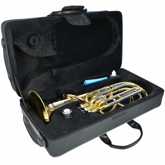 Montreux Sonata Student Bb Baritone Horn with Case and Mouthpiece - Image 2