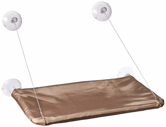 Kerbl Window Hammock Sunny Seat, 56 x 30 cm, Beige