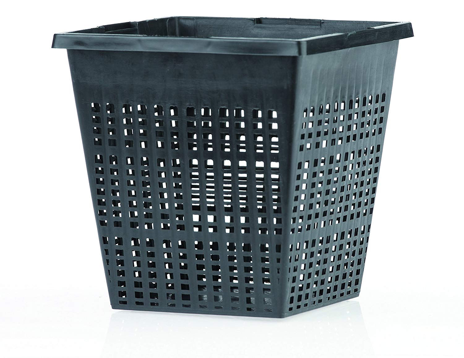Oase 11 Square Plant Pot, Black, 11 cm x 11 cm x 11 cm - Image 2