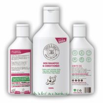 Dog Shampoo & Conditioner 500ML | Anti-Bacterial Anti-Fungal | Calms & Soothes Itchy Dog Skin | Restores Hairs | Remove Bad Odour