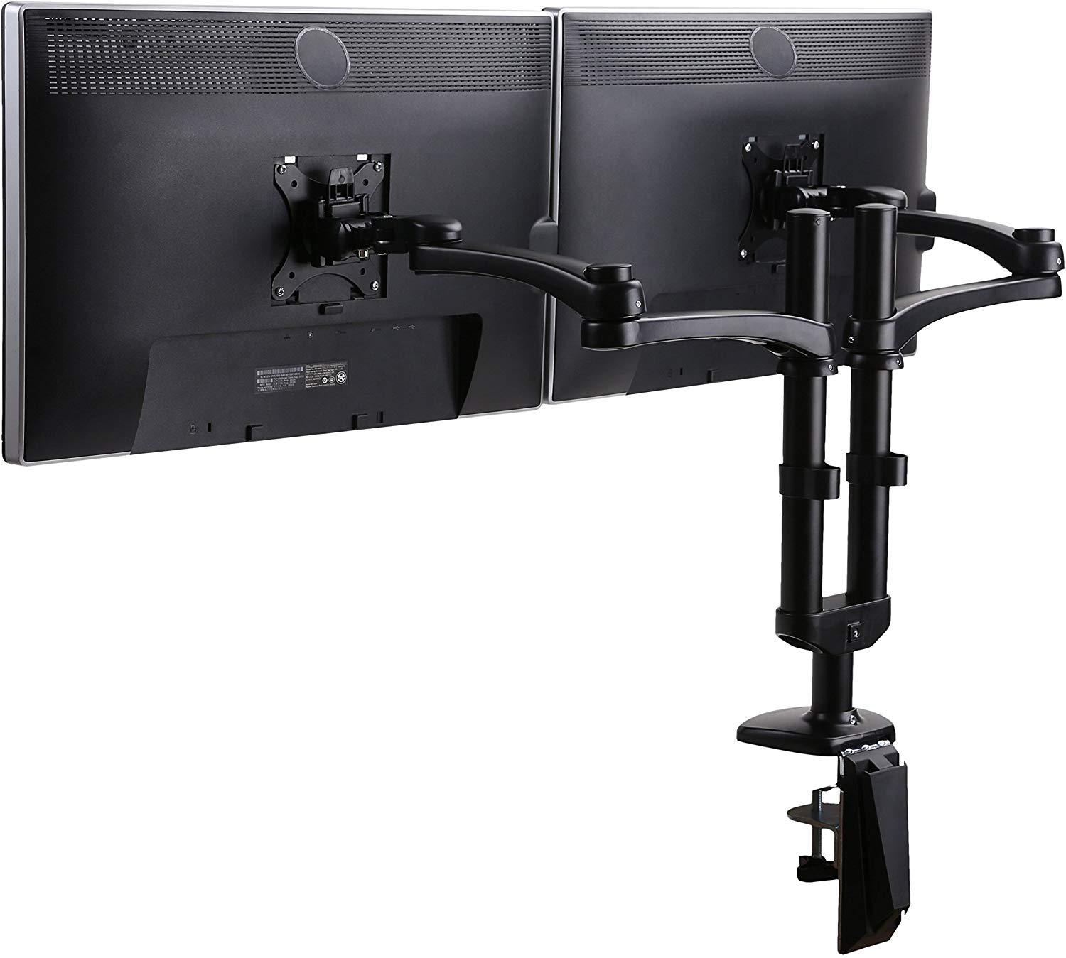 Amazon Basics Dual Monitor Stand Modular Arm Mount, Aluminum BigaMart