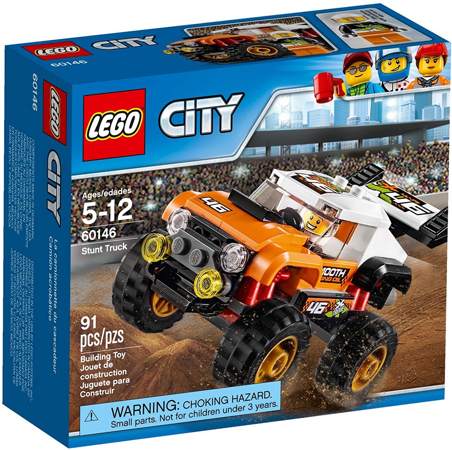 LEGO 60146 "Stunt Truck Building Toy, Mixed