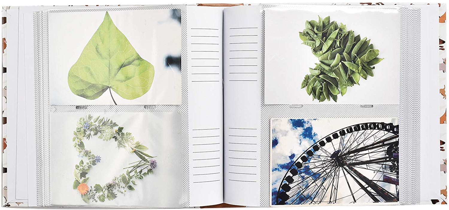 Arpan Cute Dog Photo Album Slip In Case Memo Album 6x4" for 200 Photos Scotty Dogs, 23 X 23 cm - Image 4