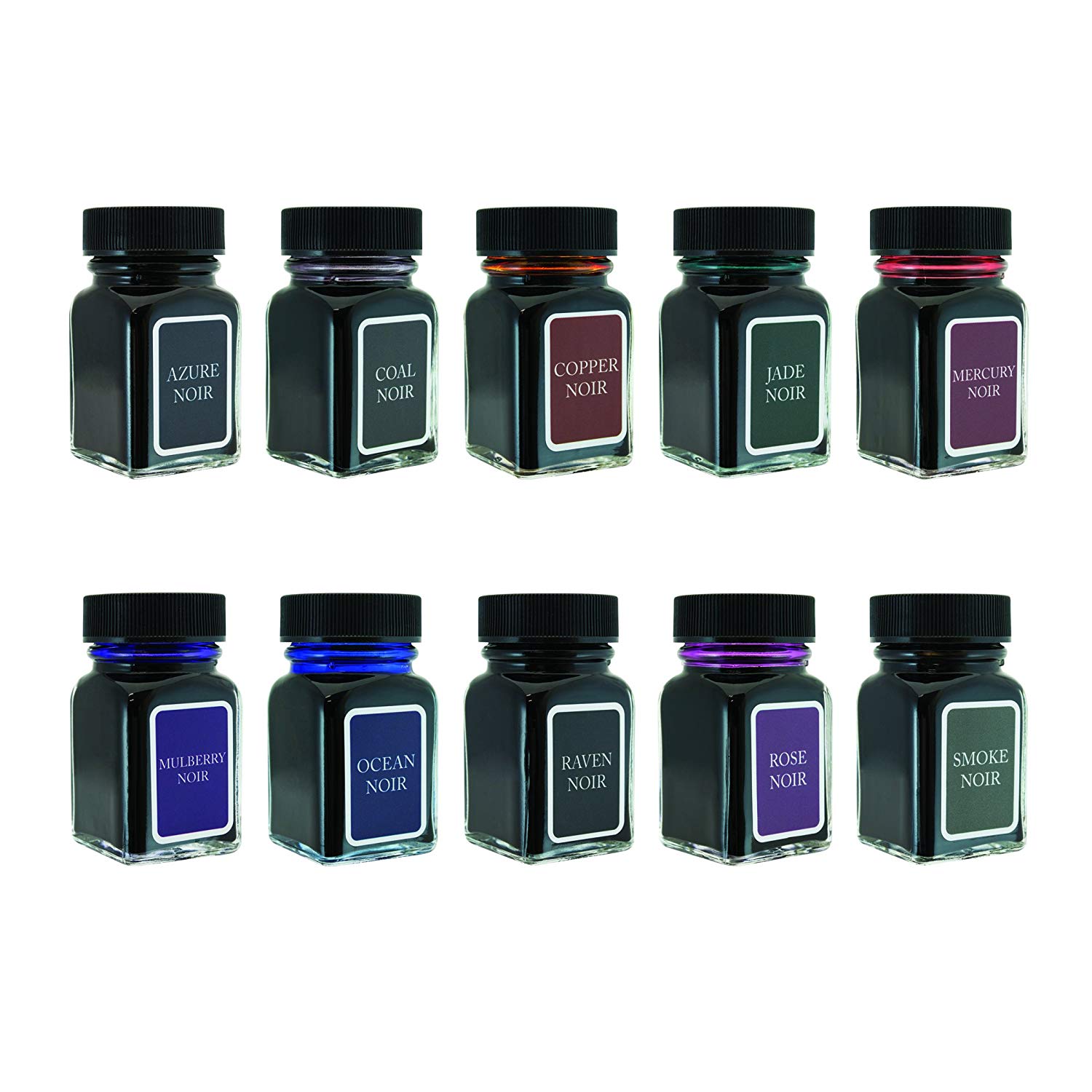 Monteverde MV12374 Noir Colours Ink Gift Set Collection (Pack of 10), black, 300 ml - Image 3