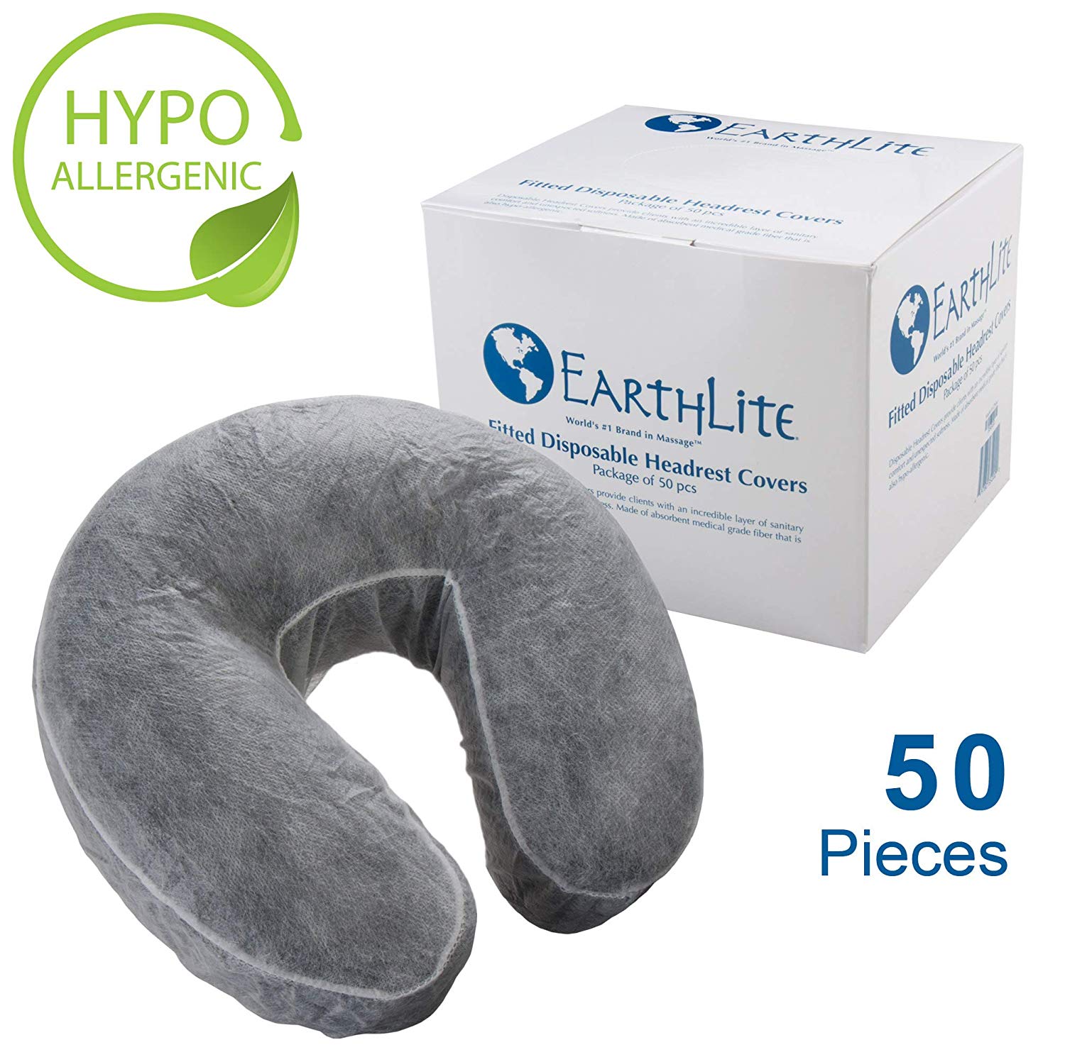 EARTHLITE Fitted Disposable Face Cradle Covers, Medical-Grade, Soft