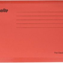 Esselte 90336 Classic Reinforced Suspension File, Foolscap, Pack of 25, Tabs Included, Red, 360 x 240 mm