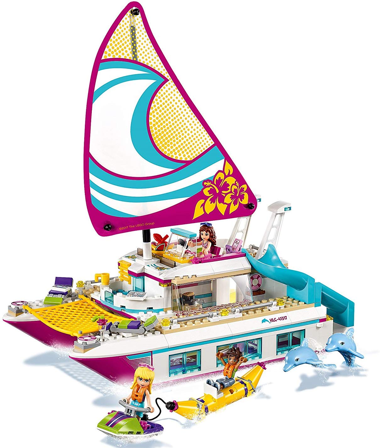 LEGO UK 41317 Sunshine Catamaran Construction Toy, Multicolor - Image 4