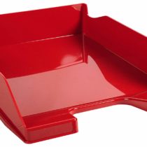 Exacompta Letter Trays A4 + Pack of 6 Crimson Red Glossy