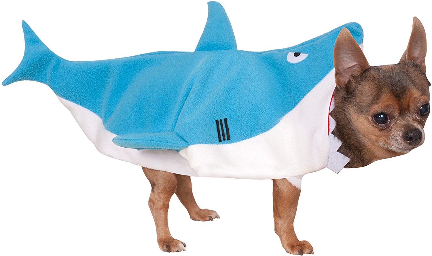 Rubies Official Pet Dog Costume, Shark - Medium Halloween, Multi
